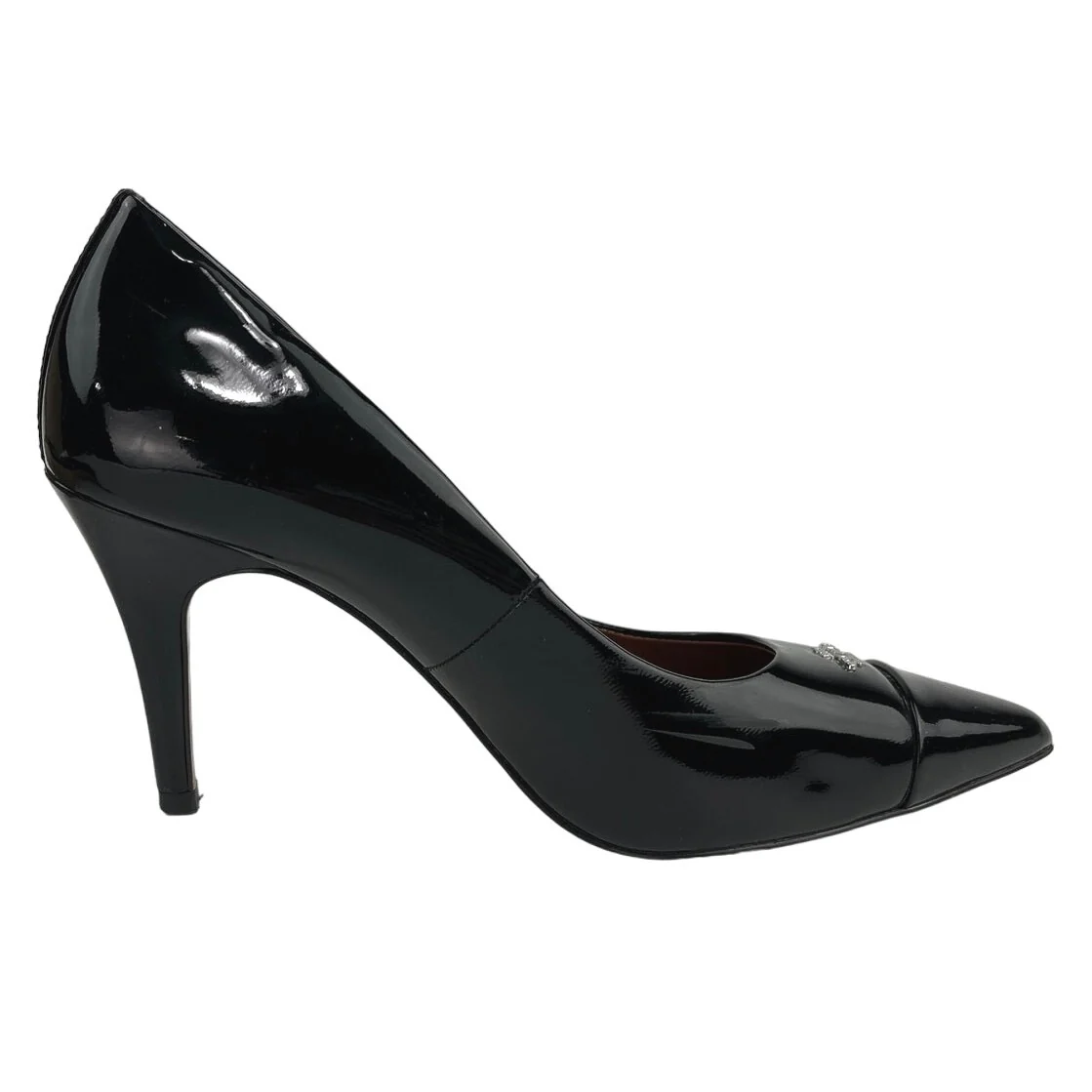 Coach Patrice Black Patent Leather Pointed Toe Stiletto Heels Pumps Shoes Sz 6B - Image 7