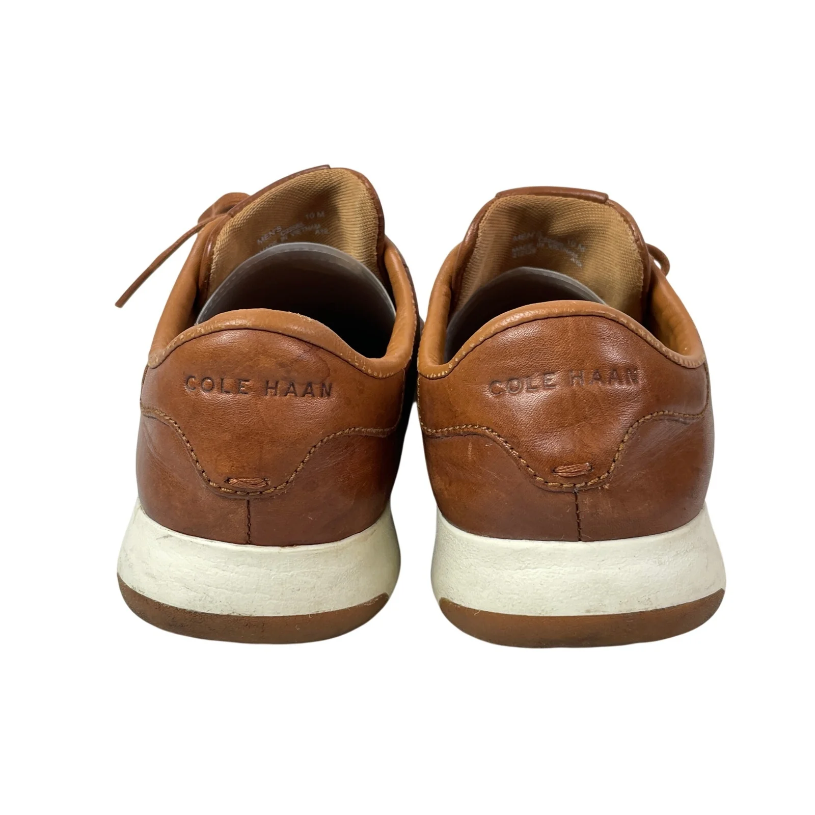 Cole Haan GrandPro Brown Leather Round Toe Lace Up Tennis Sneakers Shoes Sz 10M - Image 3