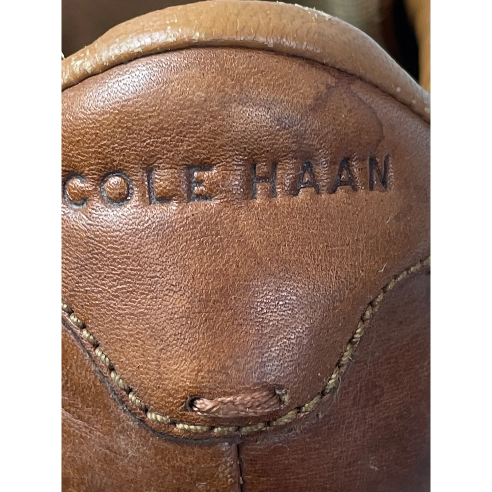 Cole Haan GrandPro Brown Leather Round Toe Lace Up Tennis Sneakers Shoes Sz 10M - Image 6