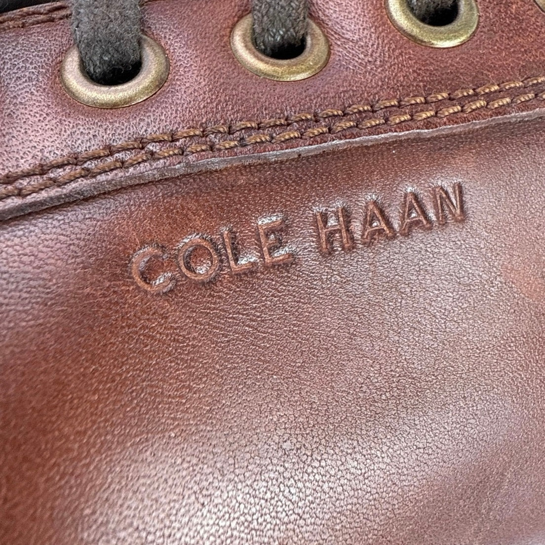 Cole Haan Grandpro Spectator Mens Brown Leather Low Top Lace Up Sneakers Shoes 8 - Image 6