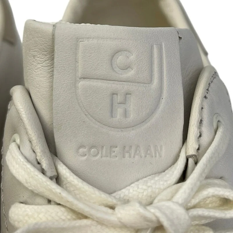 Cole Haan GrandPro Women's White Leather Lace Up Tennis Sneakers Shoes Size 9.5 - Image 3