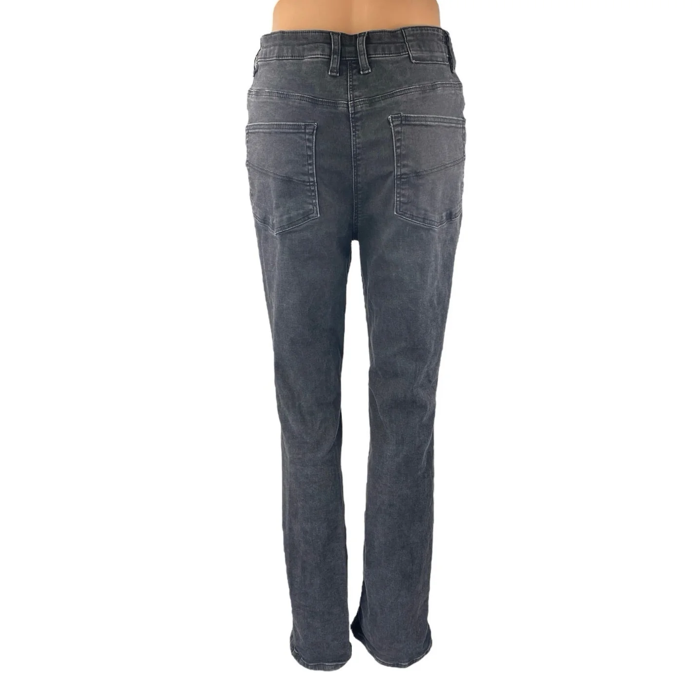 Collusion Women's Black High Waisted Flared Bootcut Denim Jeans Size 30x32 - Image 3