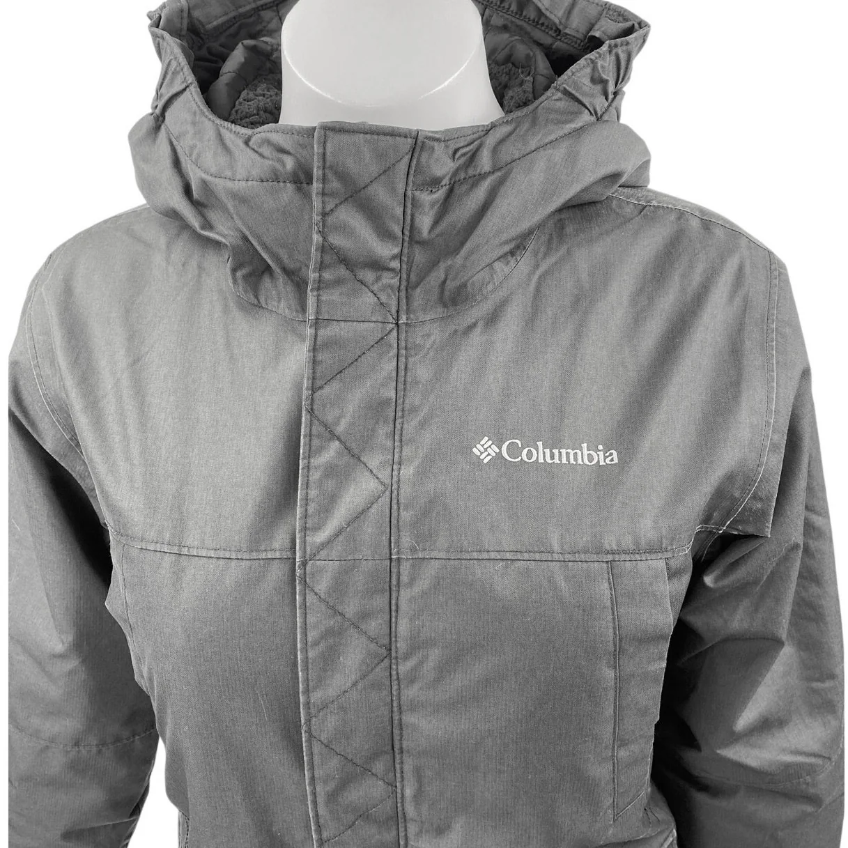Columbia Women's Black Omni Heat Long Sleeve Hoodie Hooded Rain jacket Size M - Image 3