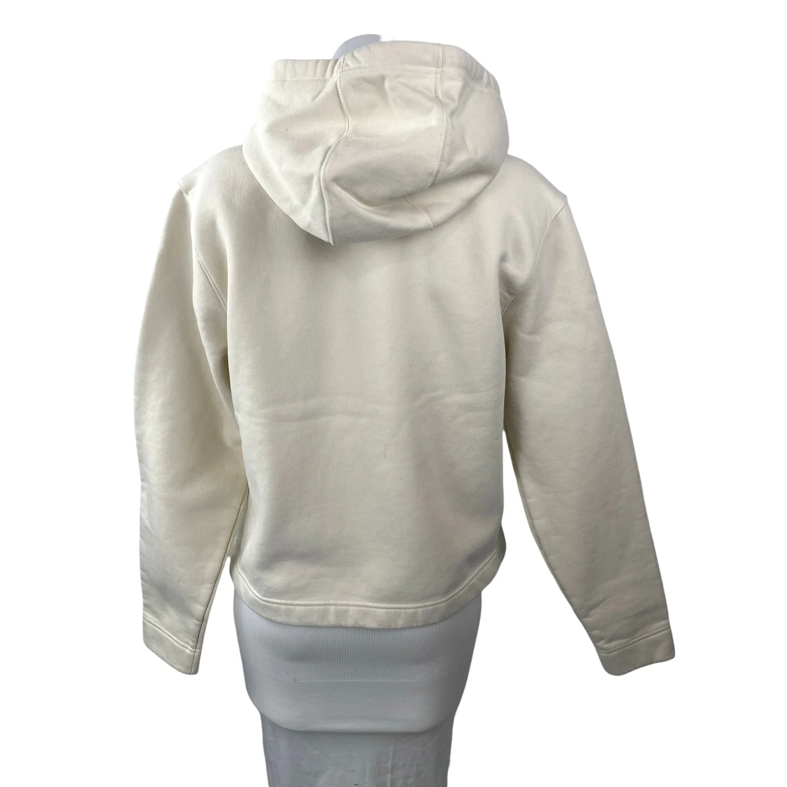 Columbia Women's Cream Hoodie Hooded Fleece Long Sleeve Sweatshirt Top Size M - Image 4