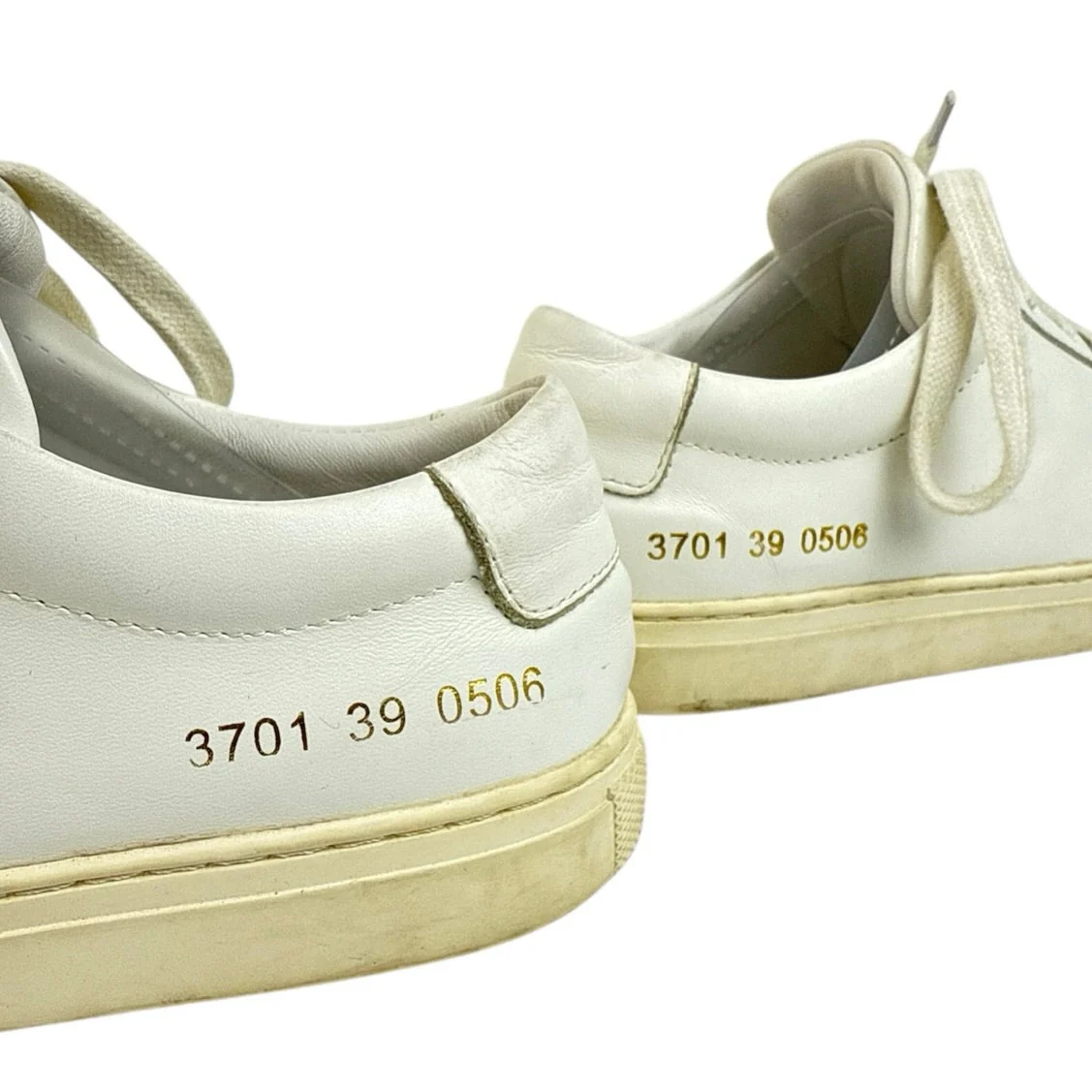 Common Project Achillies Women's White Leather Lace Up Athletic Sneakers Shoes 7 - Image 6