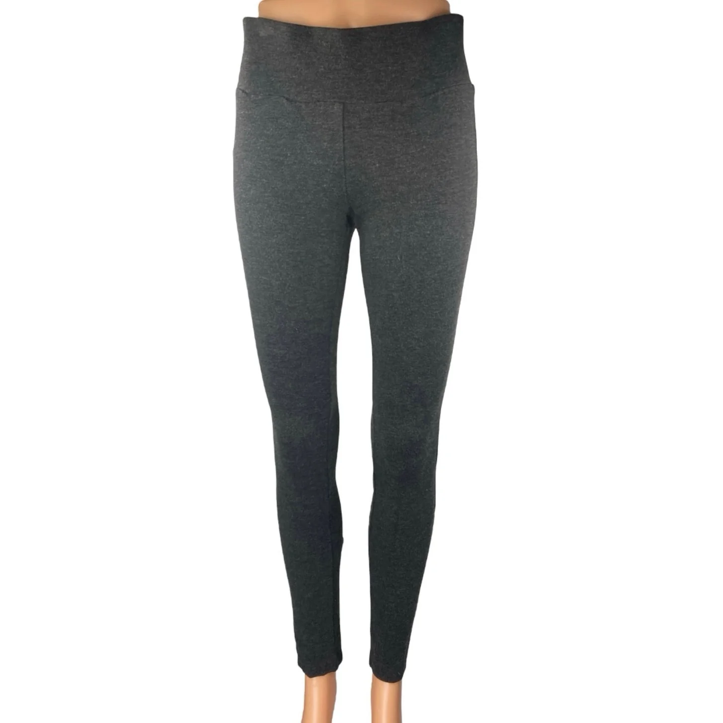 Copper Key Gray Mid Rise Skinny Activewear Fitness Workout Yoga Leggings Pants 7