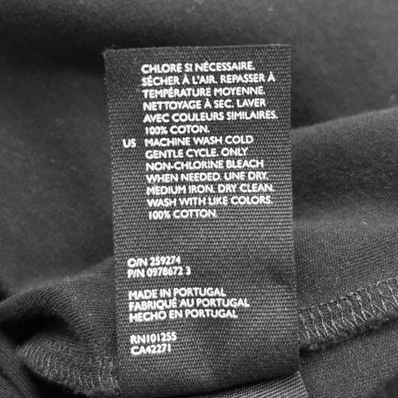 COS Black 100% Cotton Short Sleeve Plain Mock Neck Mini T Shirt Dress Size XS - Image 6