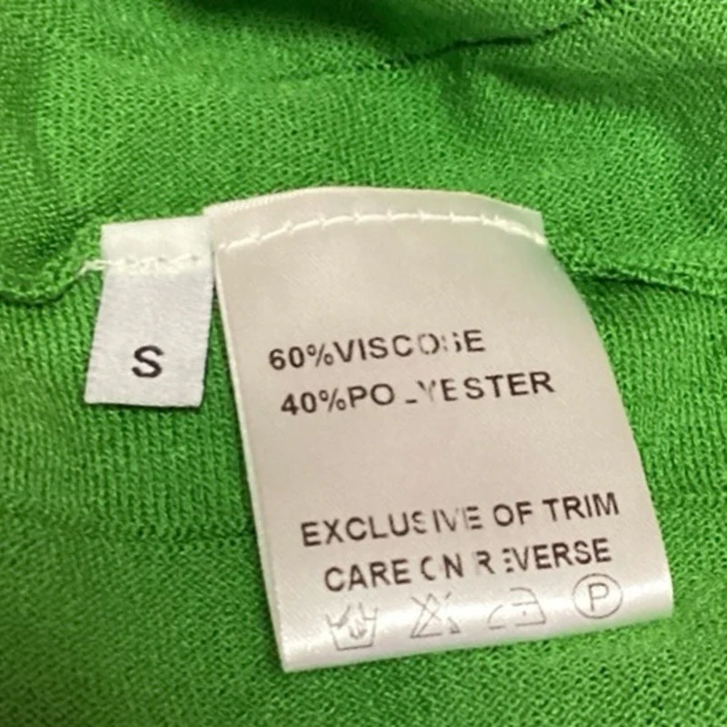 COS Green Ribbed Textured Knit Stretch Fitted Strapless Tube Maxi Dress Size S - Image 5