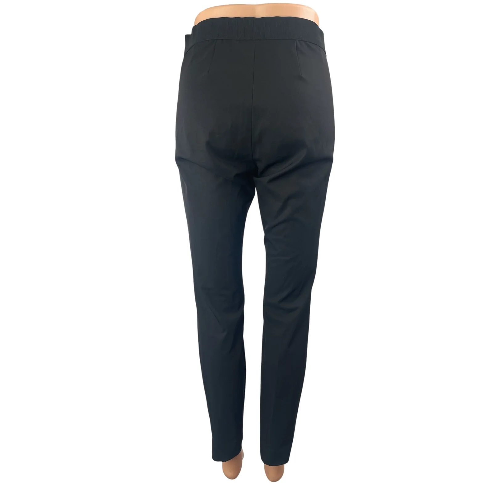 COS Women's Black Mid Rise Pull On Elastic Waist Stretch Leggings Pants Size 4 - Image 2