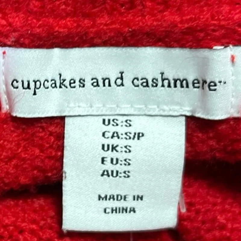 Cupcakes & Cashmere Red French Bulldog Long Sleeve Dog Christmas Sweater Top S - Image 4