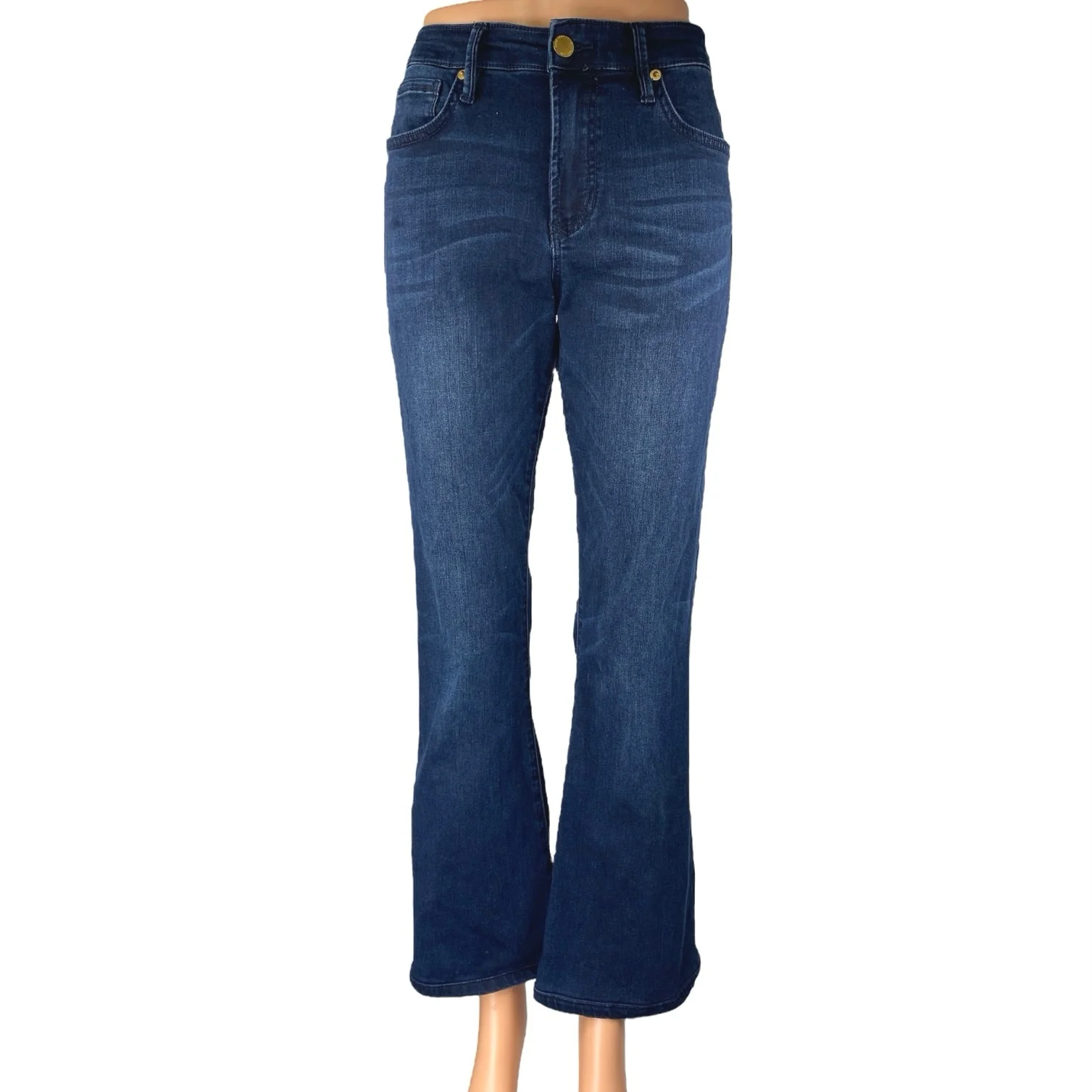 Dear John Rosa Women's Dark Wash High Waist Flare Bootcut Denim Jeans Pants 27