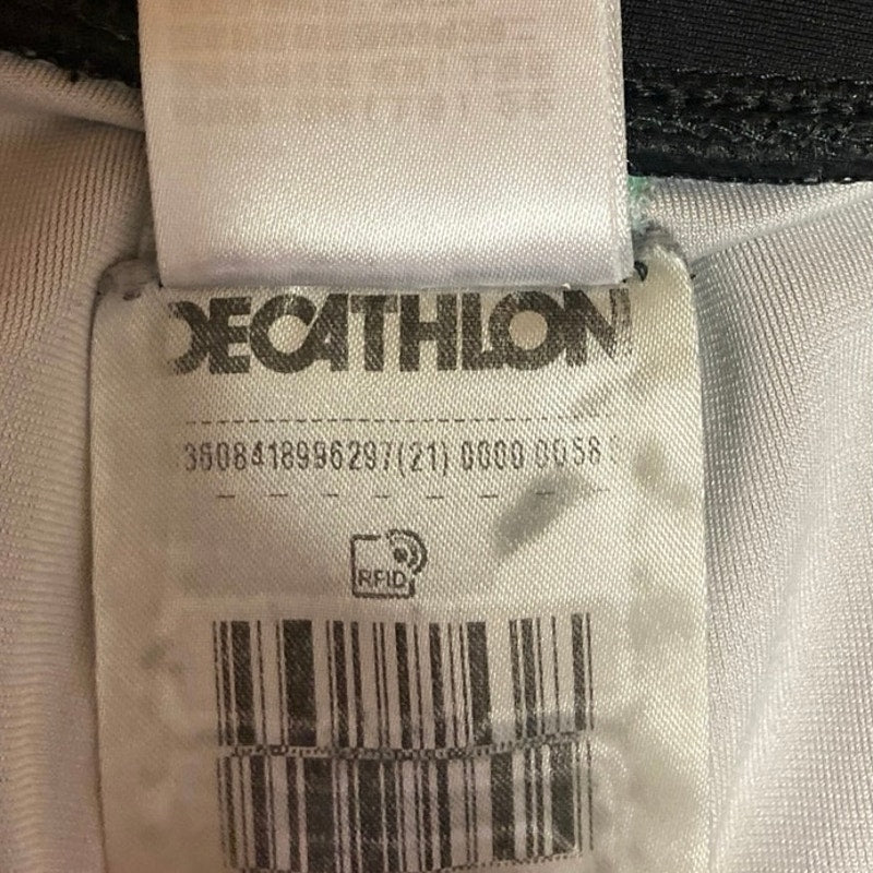 Decathlon Blue Tie Dye Print Mid Rise Fitness Yoga Activewear Ankle Leggings 28 - Image 5