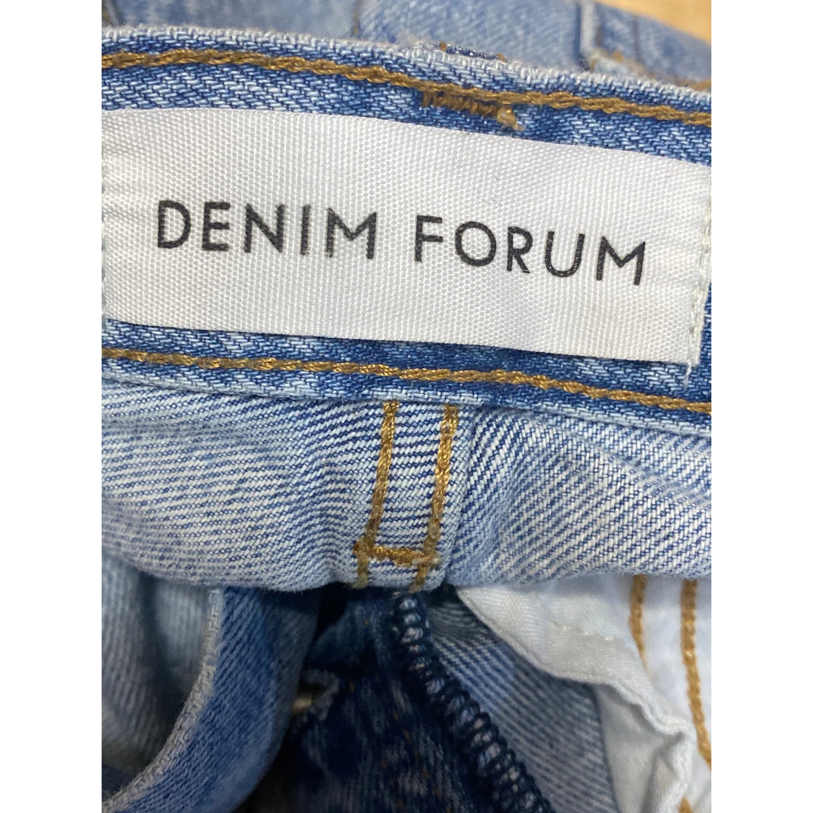 Denim Forum The Joni Women's Light Blue High Rise Loose Straight Jeans Pants 25 - Image 5