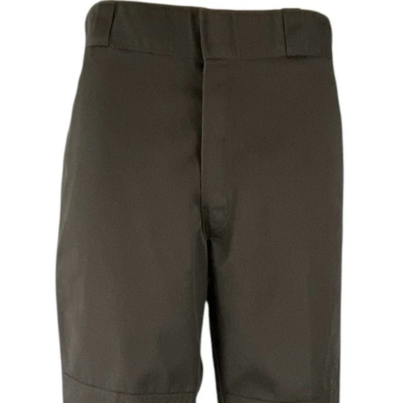 Dickies Double Knee Brown High Rise Loose Straight Work Trousers Dress Pants 34 - Image 4