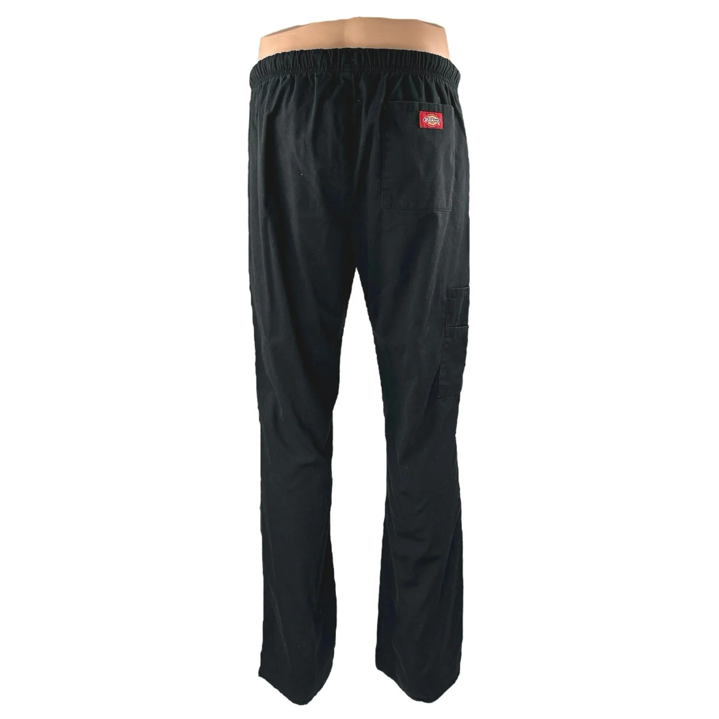 Dickies Men's Blue Drawstring High Waist Straight Trousers Cargo Pants One Size - Image 3