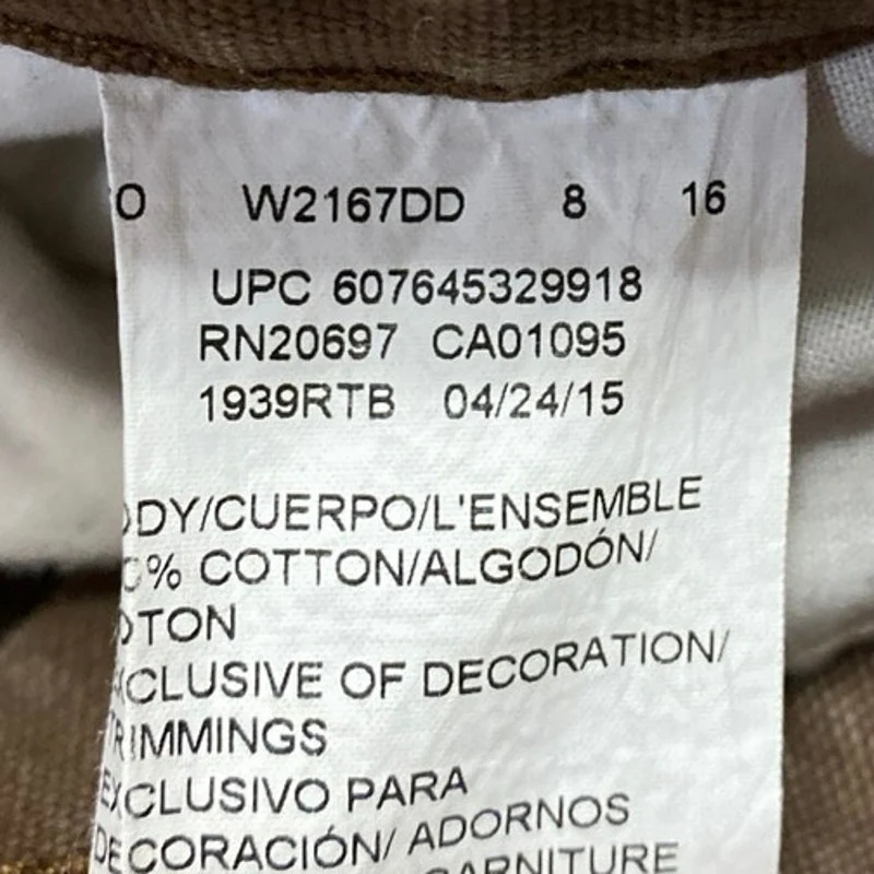 Dickies Men's Brown Slim Straight Mid Rise Khaki Chino Trousers Pants Size 36 - Image 5
