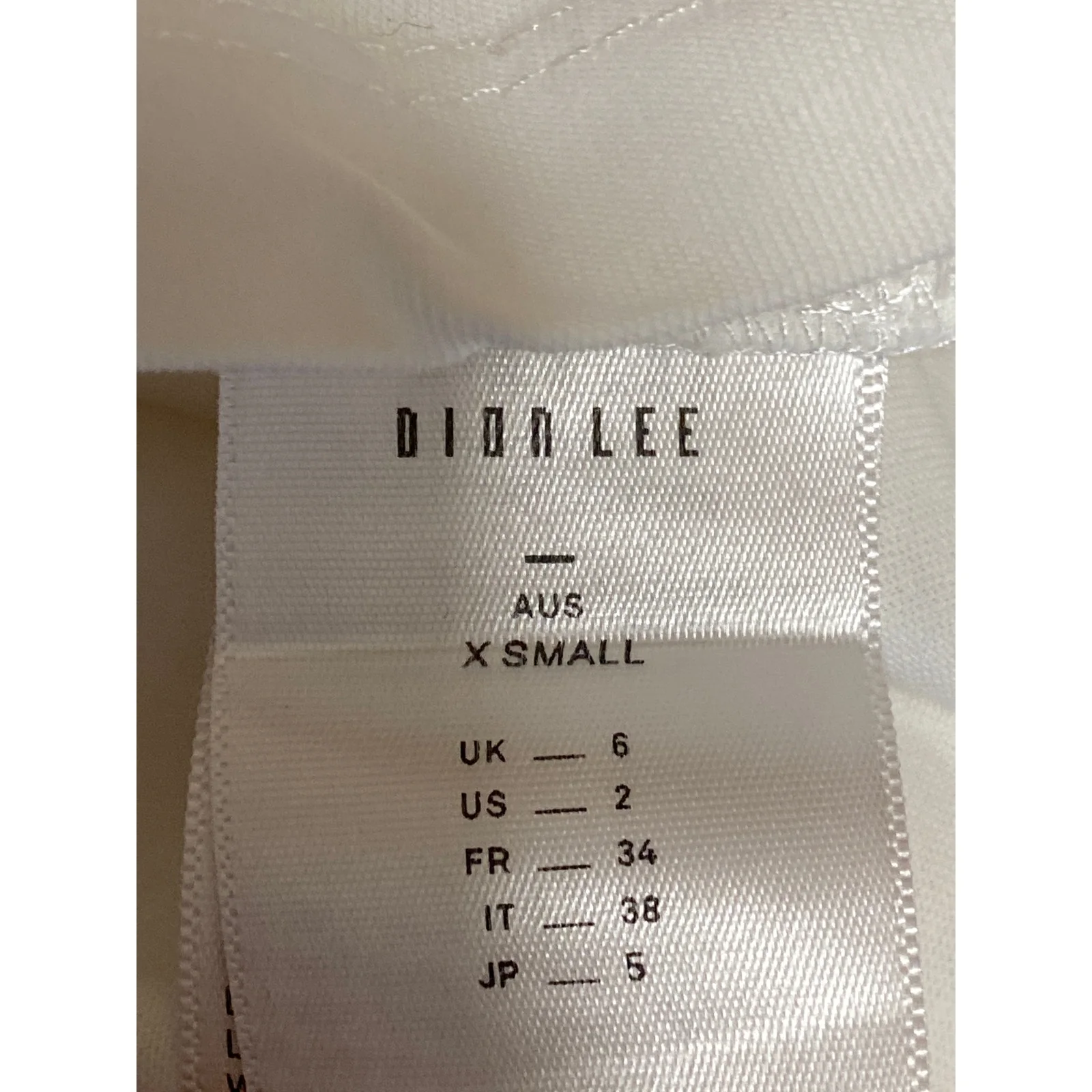 Dion Lee Women's White Cut Out Yoga Sports Athletic Activewear T-Shirt Top Sz XS - Image 5