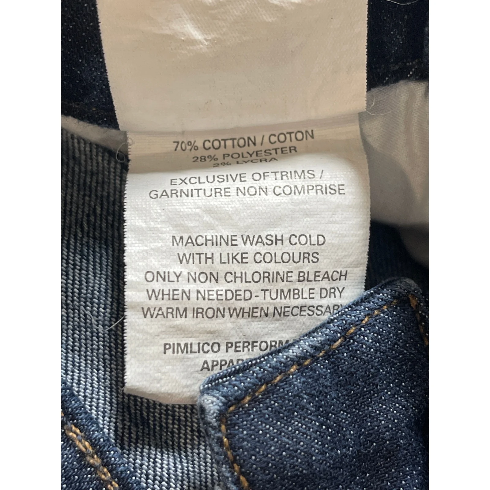 Dish Performance Women's Blue Mid Rise Dark Wash Skinny Denim Jeans Size 26x28 - Image 4