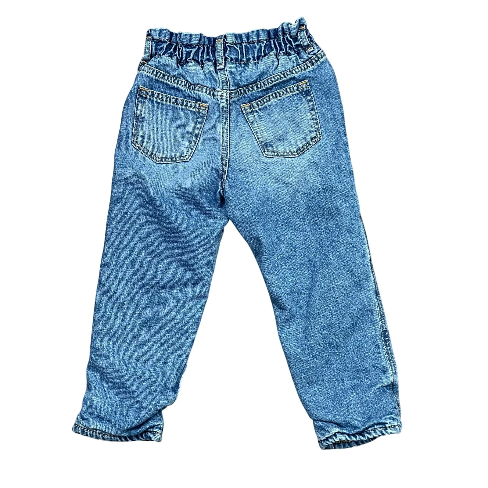 Disney for Baby GAP Girls' Minnie Mouse Embroidery Tapered Denim Jeans Pants 4YO - Image 4