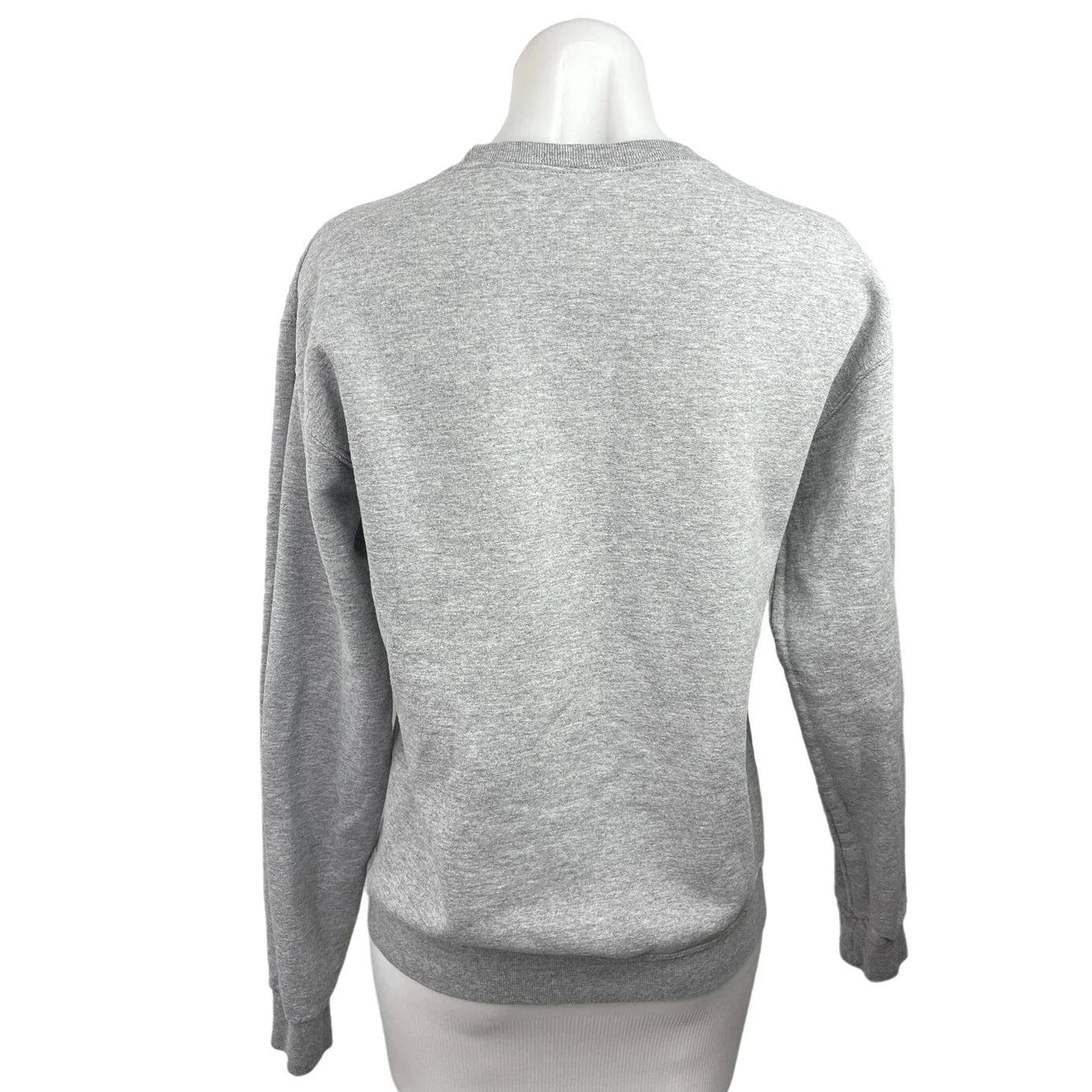 Disney Parks Gray Mickey Mouse Print Long Sleeve Crew Neck Sweatshirt Top Size S - Image 2