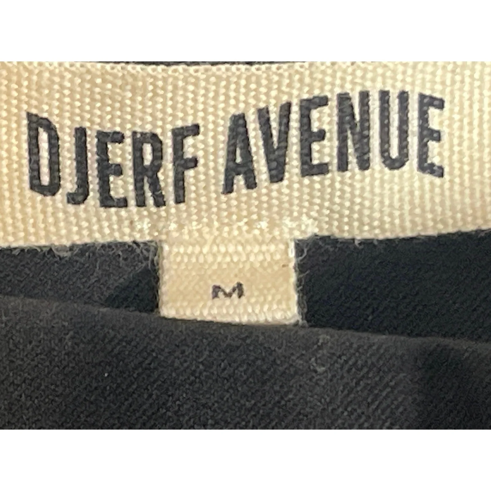 DJERF Avenue Women's Black High Waisted Mini Skater Flare A-Line Skirt Size M - Image 3