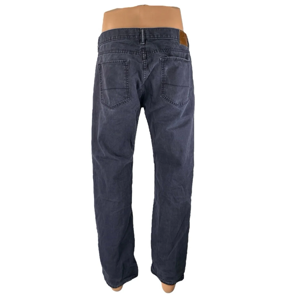 Dockers Men's Blue Gray Straight Relaxed High Rise Denim Jeans Pants Size 34x30 - Image 3