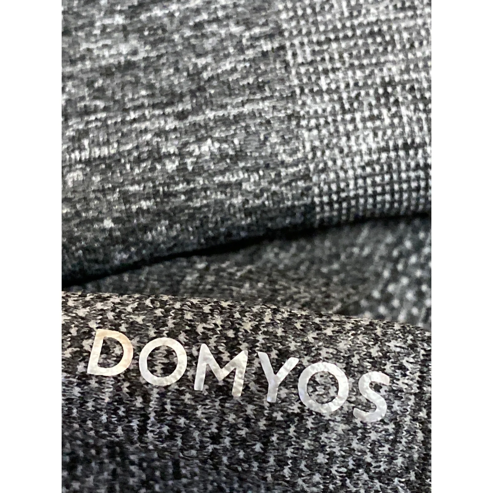 Domyos Women's Gray Short Sleeve Crew Neck Yoga T-Shirt Athletic Crop Top Size S - Image 3