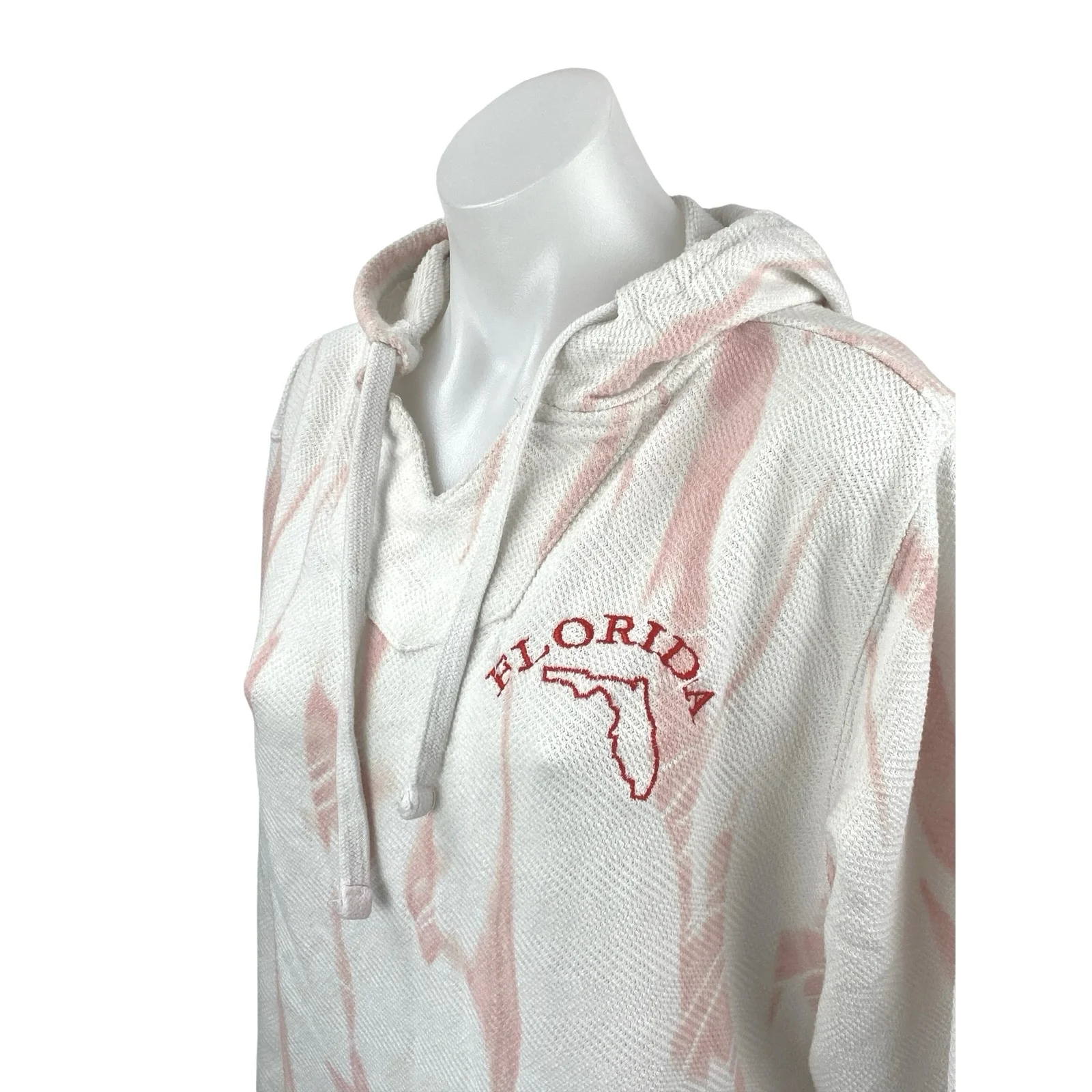 Dreamsicle Graphic Tie-Dye Yoga Gym Athletic Activewear Hoodie Sweatshirt Top L - Image 2