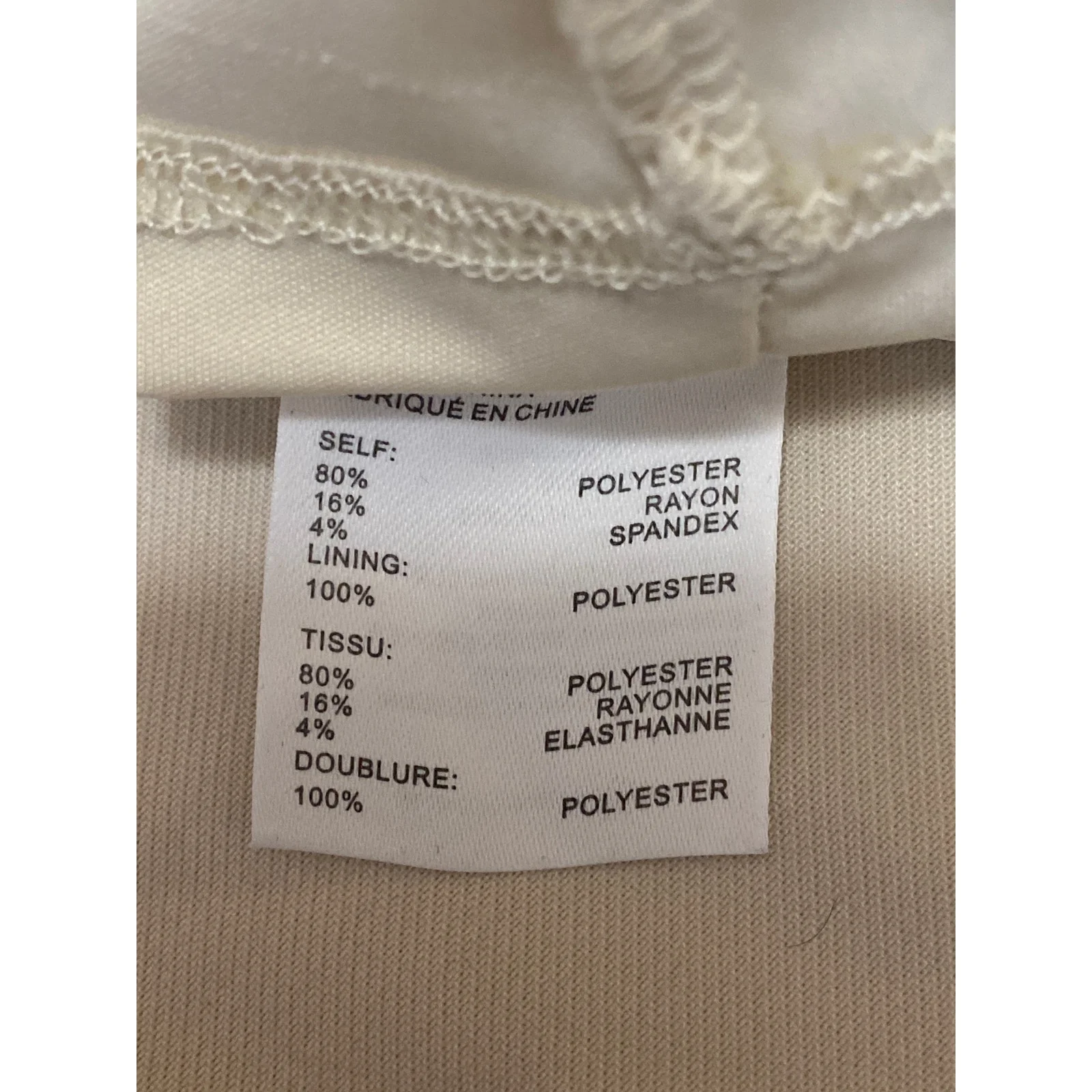 Elodie Beige Pleated High Rise Sports Golf Mini Flare A-Line Skort Skirt Size XS - Image 6