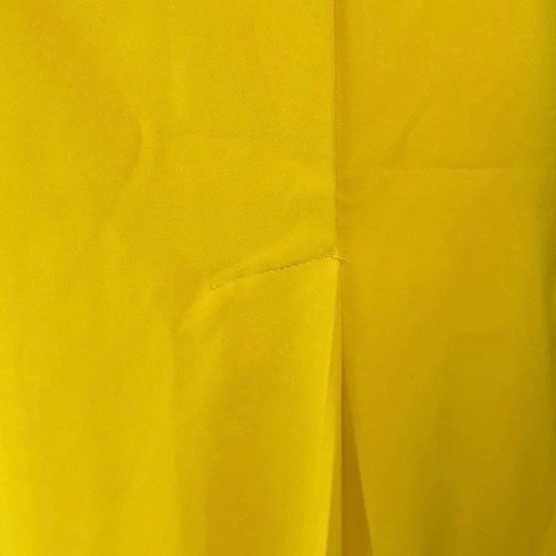 Eloquii Women's Yellow High Waisted Wide Leg Cropped Trousers Pants Size 16P - Image 4