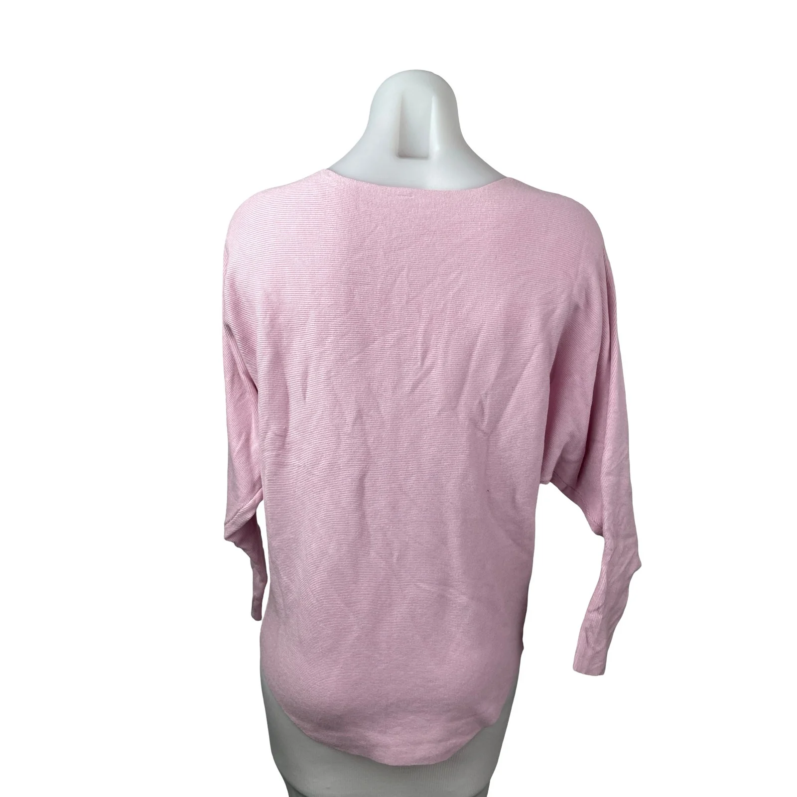 Emily Stacy Women's Pink Pompom Rhinestone Long Sleeve Sweatshirt Sweater Top M - Image 5