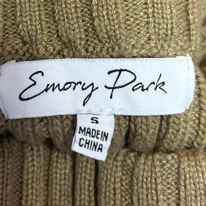 Emory Park Green Wool Rib Knit Slit Stretch Midi Straight Pencil Bodycon Skirt S - Image 4
