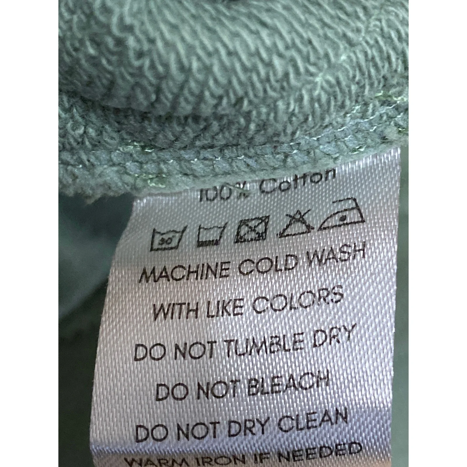 Eubi Women's Green Cotton High Rise Casual Activewear Athletic Sweat Shorts Sz M - Image 5