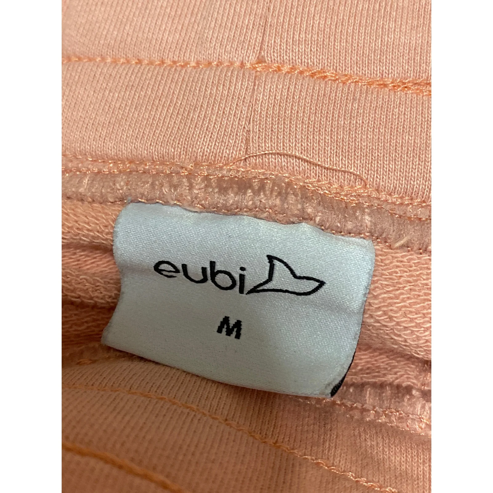 Eubi Women's Pink Cotton High Rise Casual Activewear Athletic Sweat Shorts Sz M - Image 4