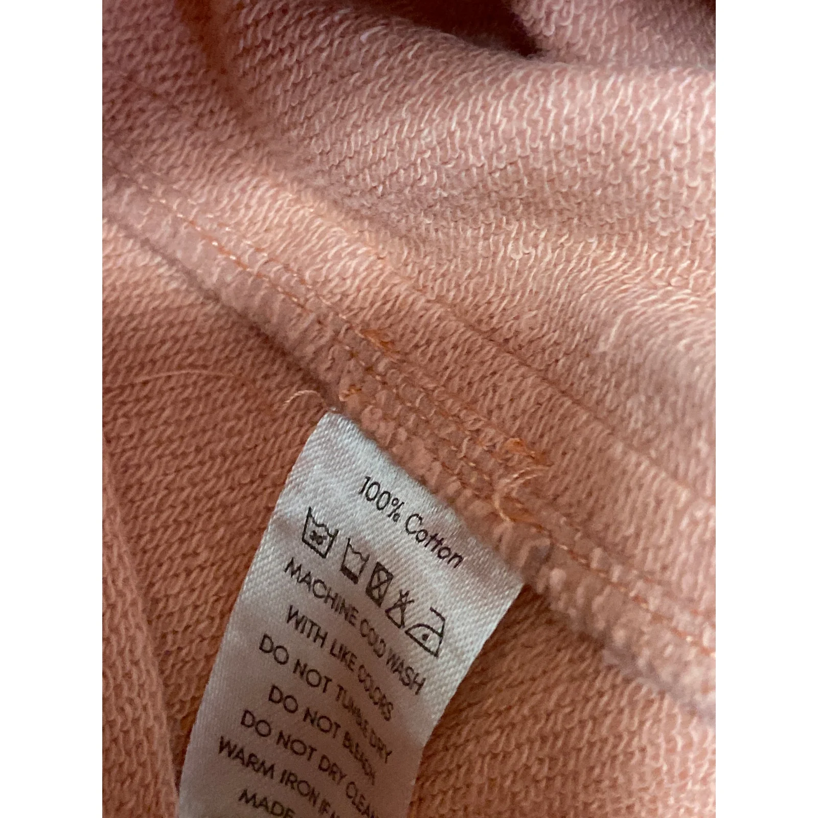 Eubi Women's Pink Cotton High Rise Casual Activewear Athletic Sweat Shorts Sz M - Image 5