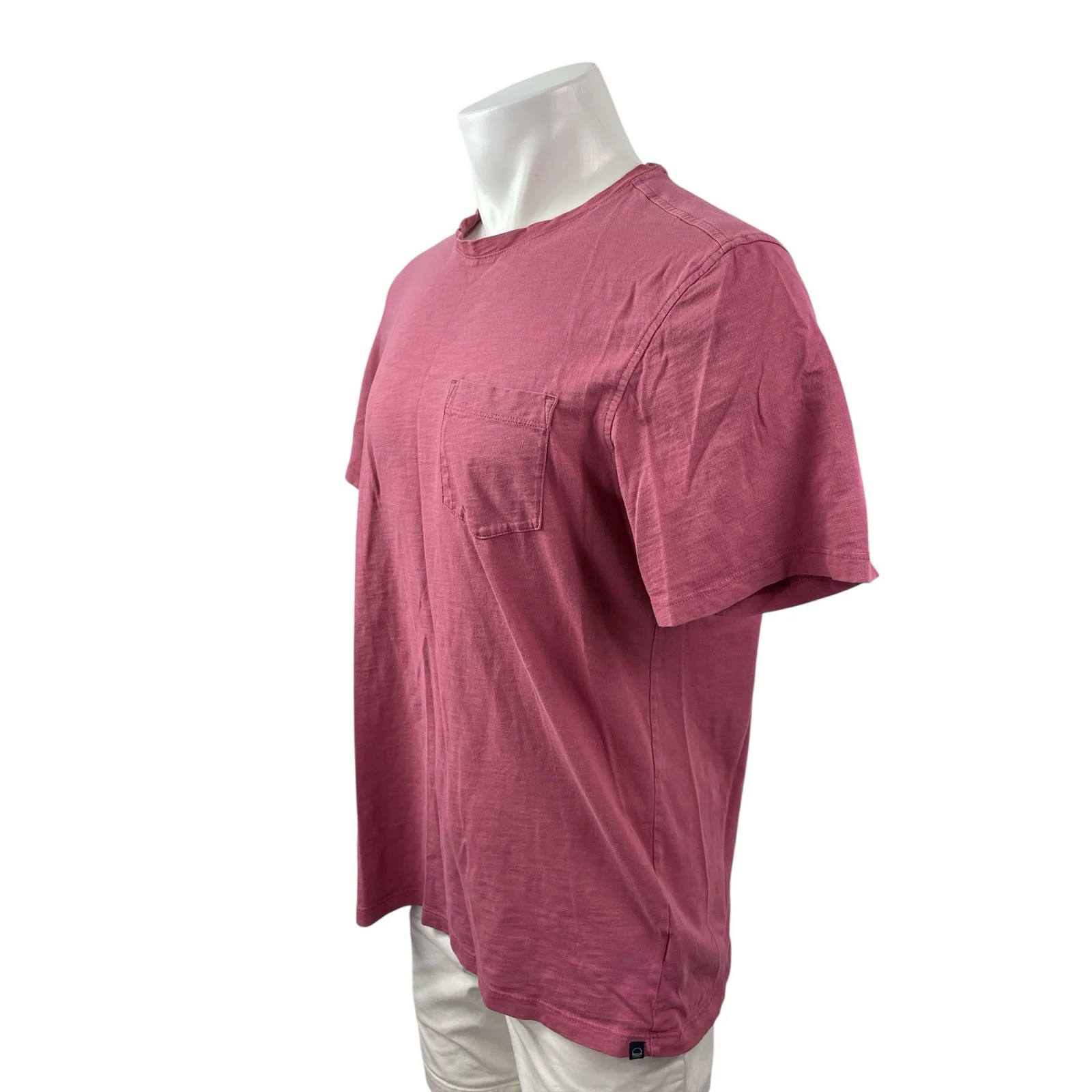 Even Tide Men's Pink Short Sleeve Crew Neck Pocket T Shirt Tee Top Size L Tall - Image 4