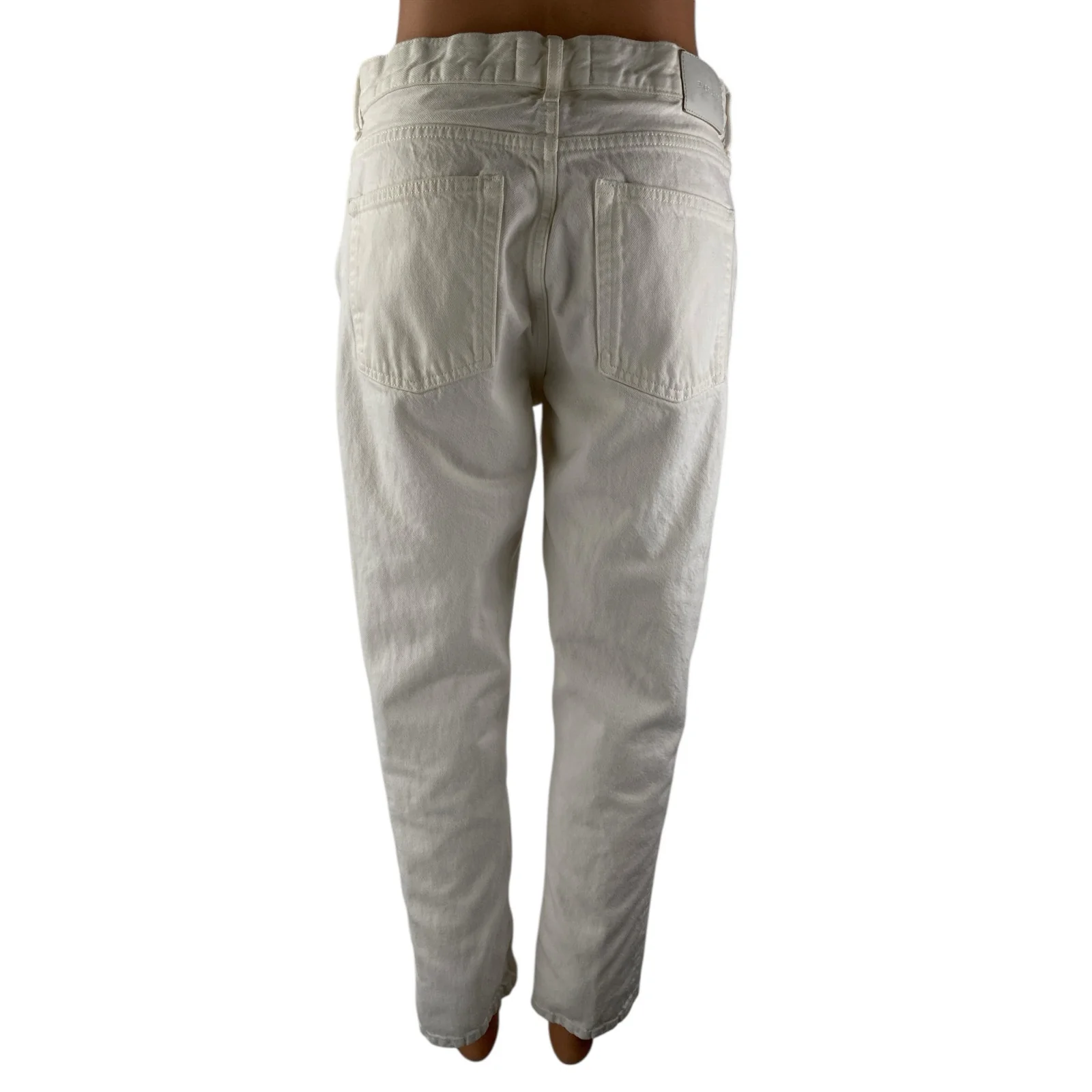 Everlane 90s Cheeky Women's White High Rise Tapered Leg Denim Jeans Pants Sz 29 - Image 2