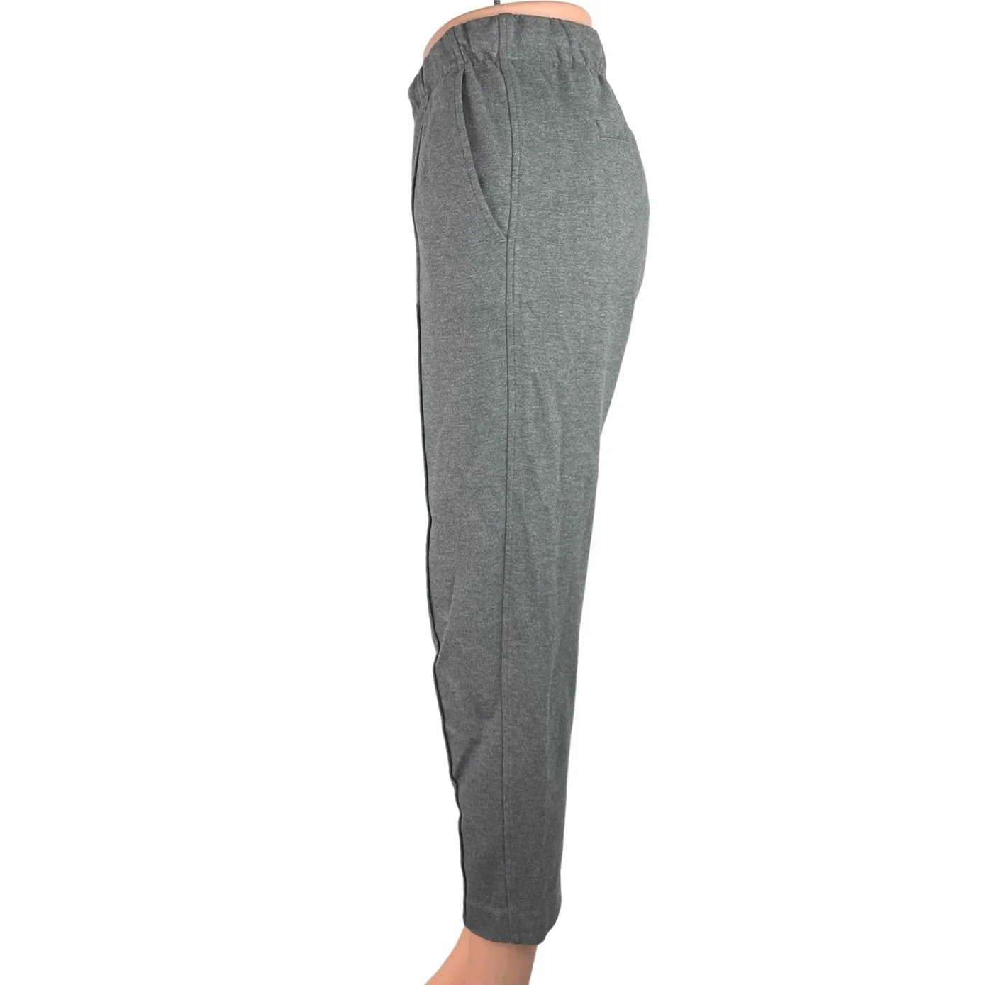 Everlane Gray High Rise Pull On Elastic Waist Casual Cropped Pants Size XXS - Image 2