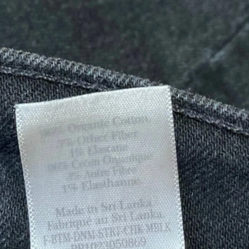 Everlane Original Cheeky Women's Black Straight High Waist Denim Jeans Pants 27 - Image 5