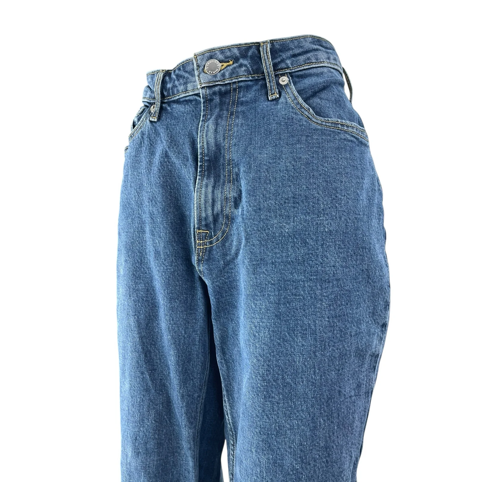 Everlane The Curvy Cheeky Women's Blue High Rise Straight Denim Jeans Pants 30 - Image 3
