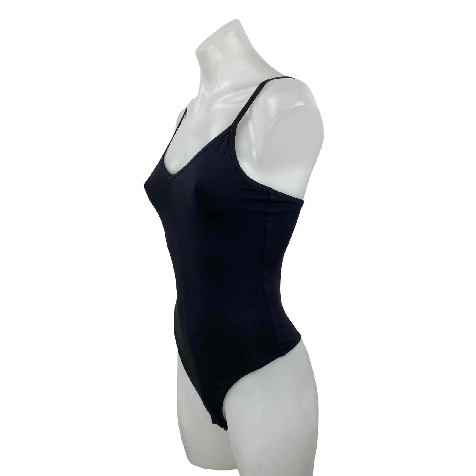 Everlane Women's Black Sleeveless V Neck Camisole Tank Shapewear Bodysuit Top XS - Image 3