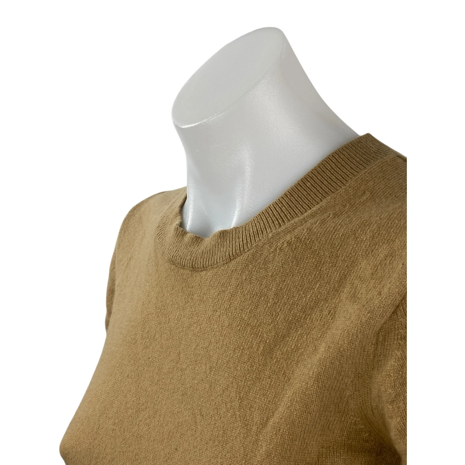 Everlane Women's Tan Khaki Short Sleeve Crew Neck Baby Tee T Shirt Top Size XS - Image 3