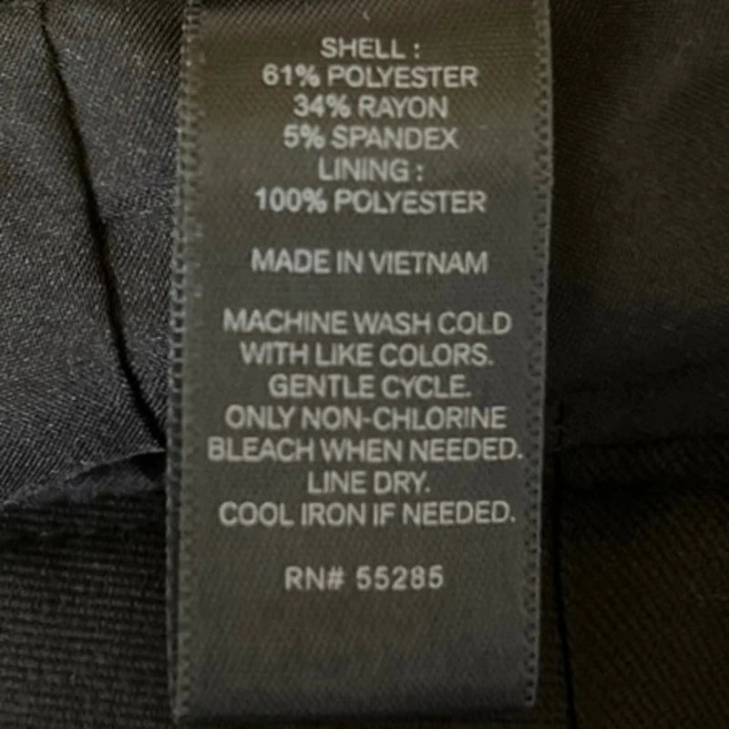 Express Women's Black Back Kick Pleat Zipper Straight Pencil Midi Skirt Size 2 - Image 5