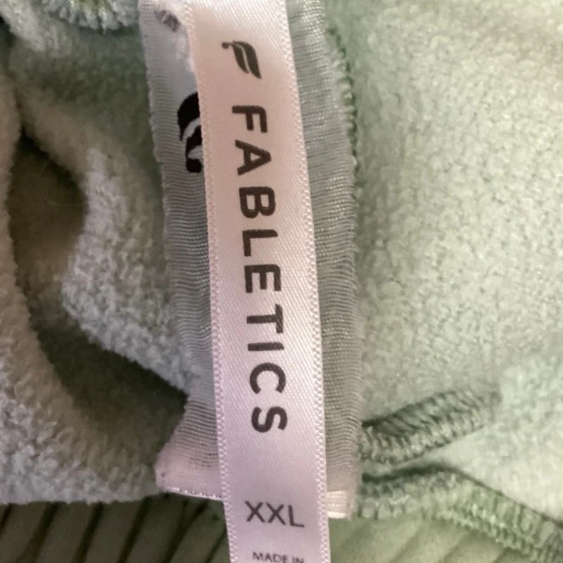 Fabletics Green Go-To Classic Elastic Waist Drawstring Sweatpants Jogger Sz XXL - Image 4
