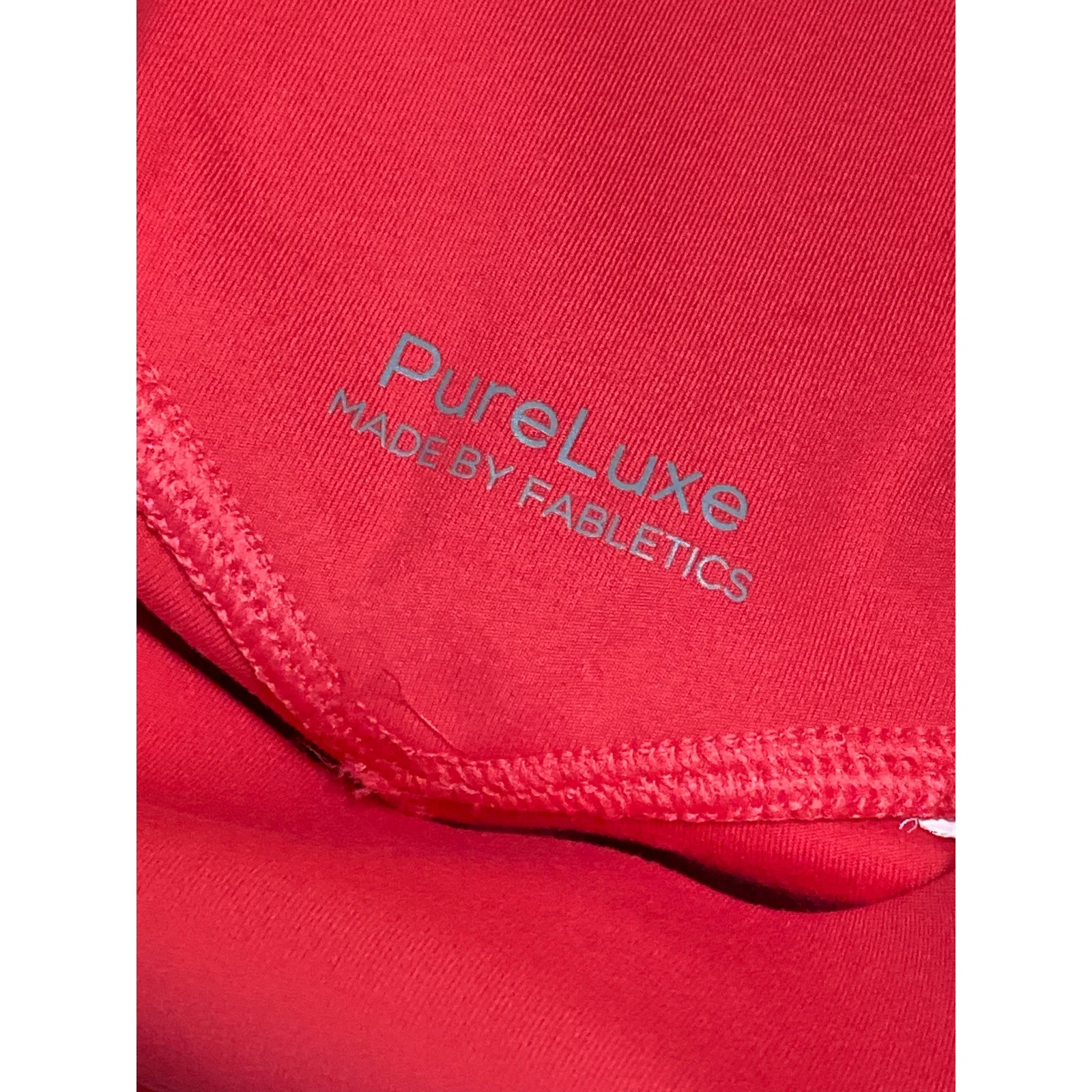 Fabletics PureLuxe Red High Rise Yoga Athletic Activewear Leggings Pants Size S - Image 3