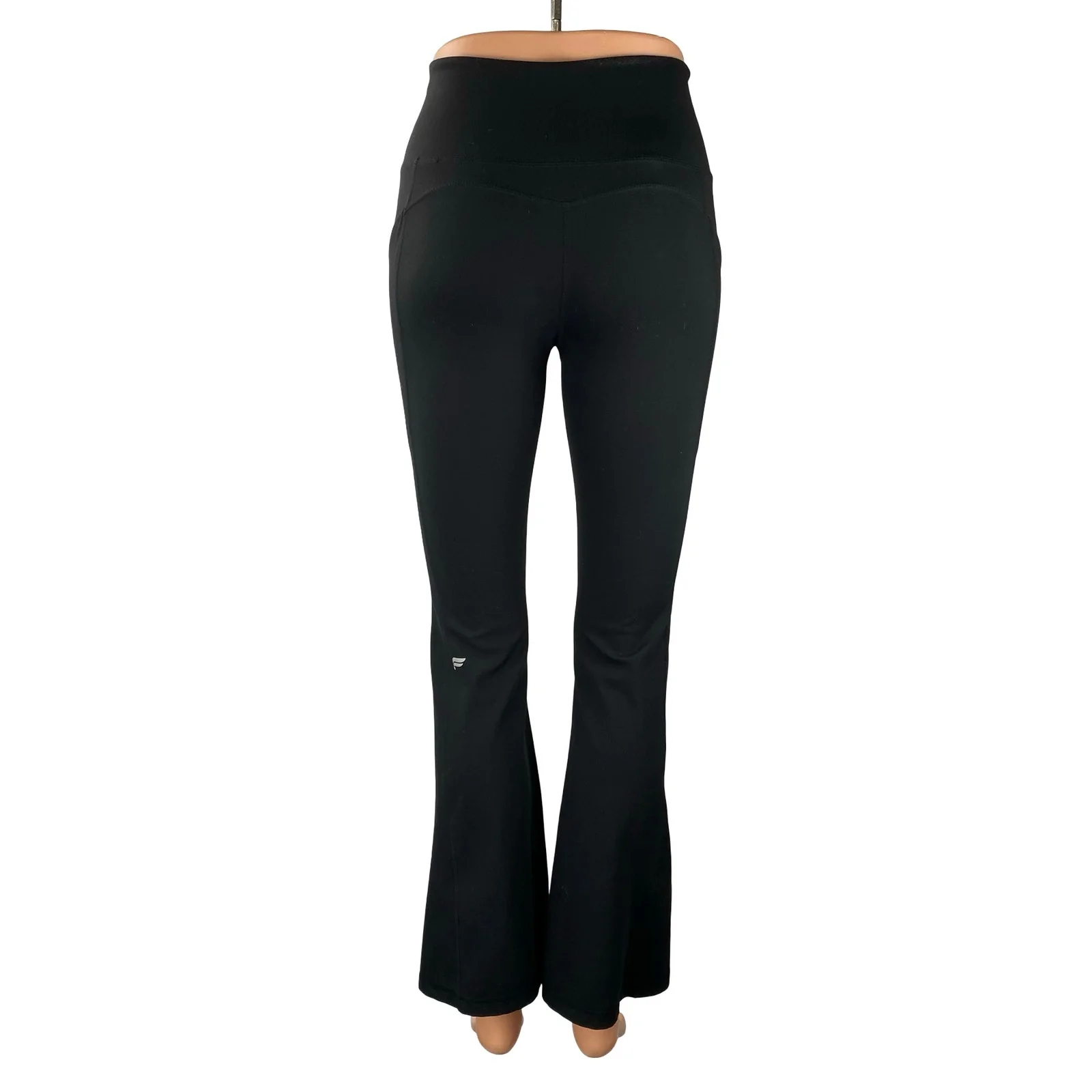 Fabletics PureLuxe Women's Black Yoga Athletic Activewear Flare Leggings Pants S - Image 4