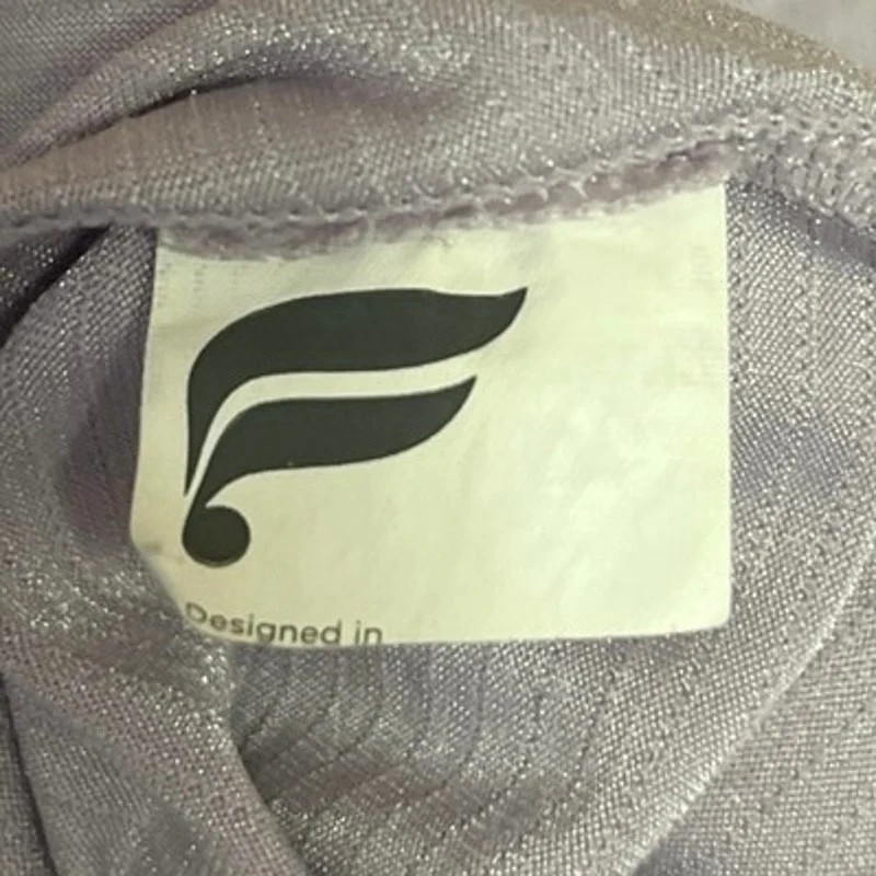 Fabletics Purple Crisscross Back Sleeveless Tie Back Activewear Tank Top Size S - Image 3