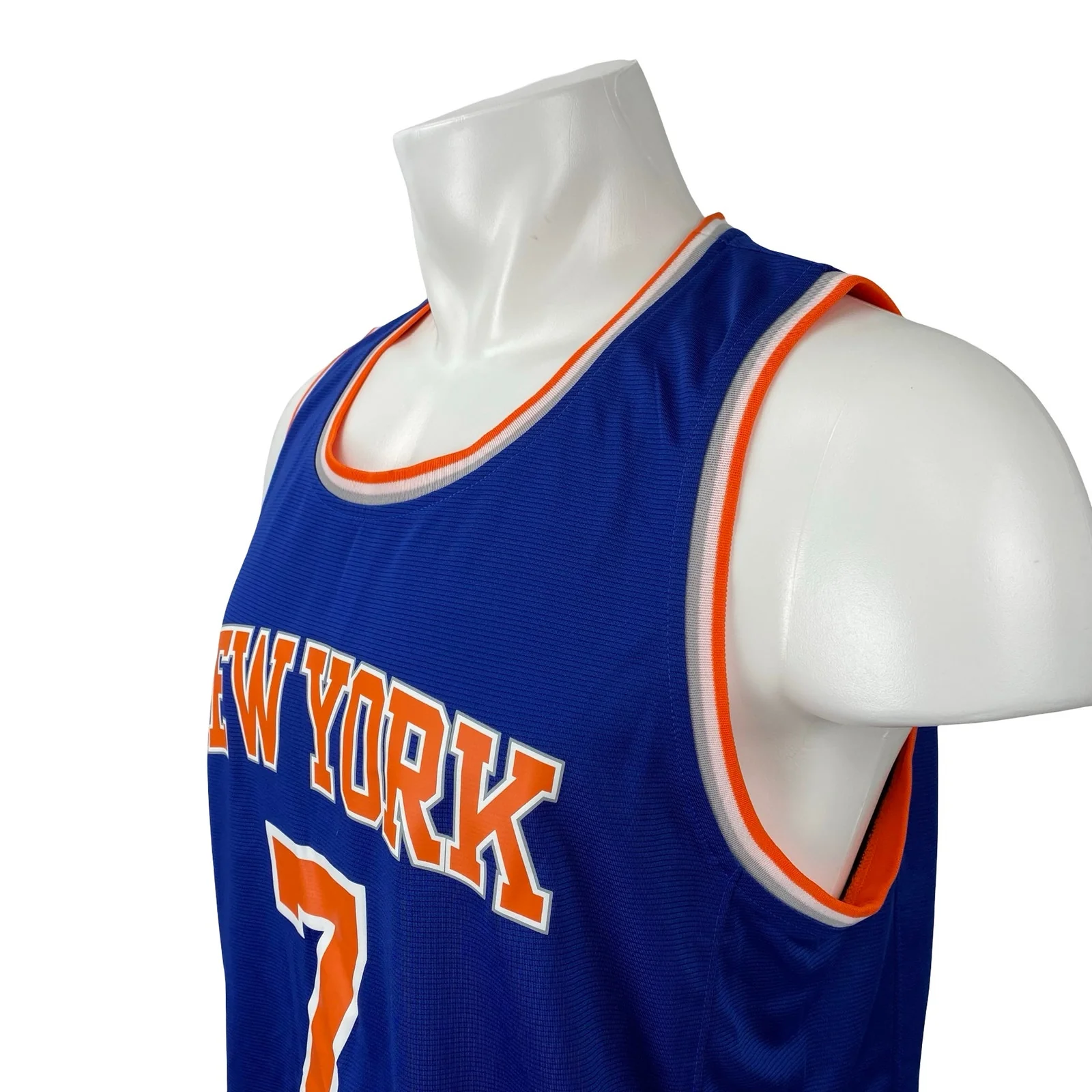 Fanatics Blue Orange Sleeveless Athletic Basketball Jersey Muscle Tank Top Sz M - Image 3