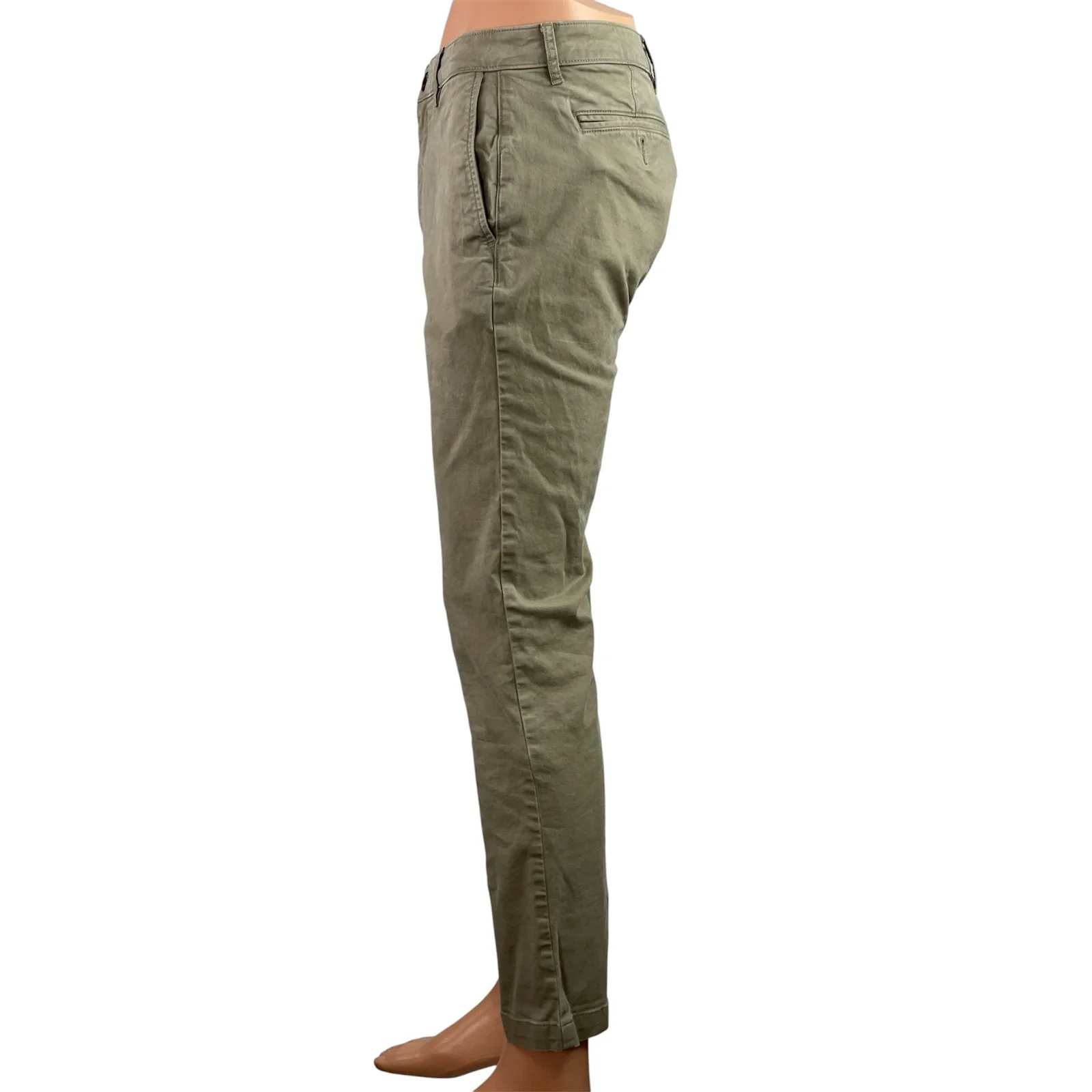 Flint and Tinder Men's Gray Slim Fit Straight Leg Chino Khaki Trousers Pants 30 - Image 2