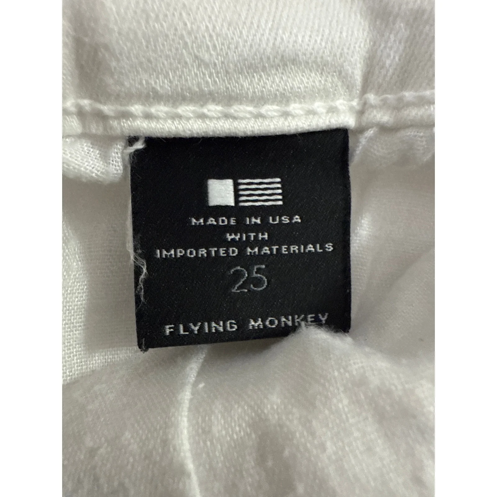 Flying Monkey Women's White Low Rise Stretch Jegging Skinny Denim Jeans Size 25 - Image 5